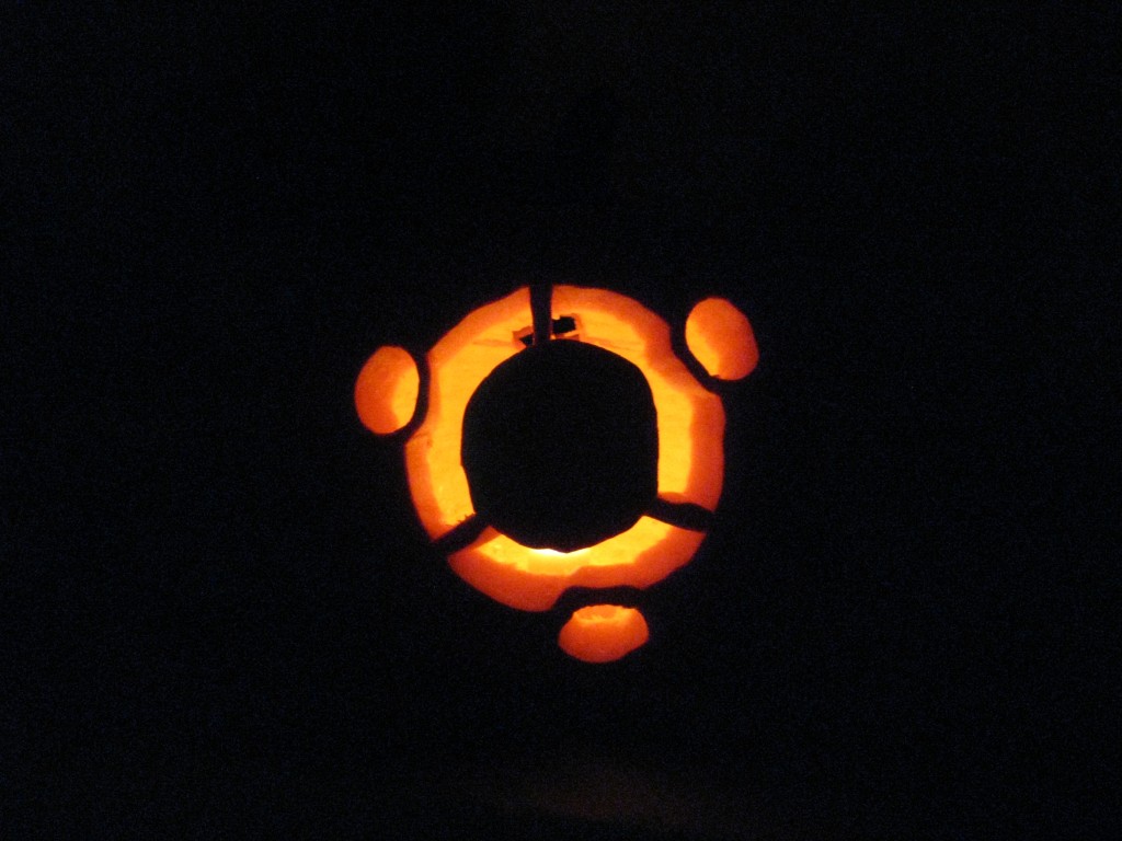 Dual-Boot Pumpkin Front (lights off)